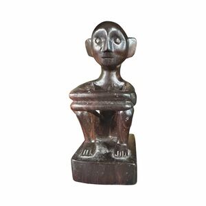 Hand-Carved Ifugao Bulul Wood Statue – Tribal Decor